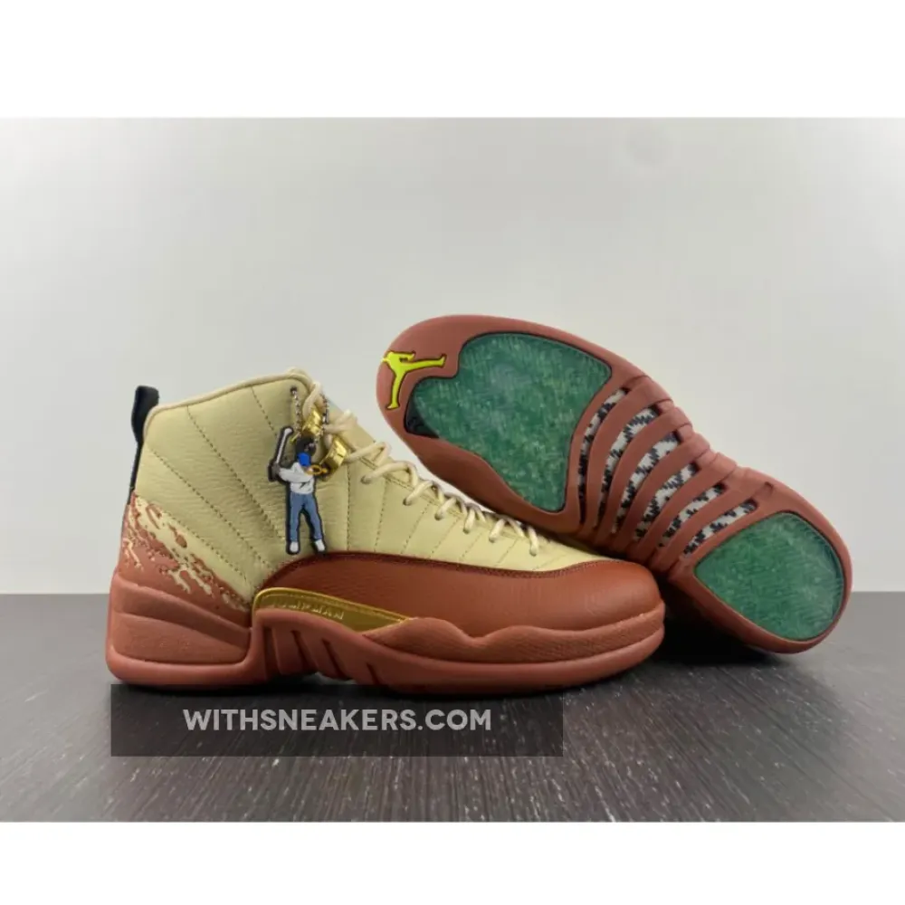 Eastside Golf x Air Jordan 12 Muslin/Black-Burnt Sunrise  DV1758-108