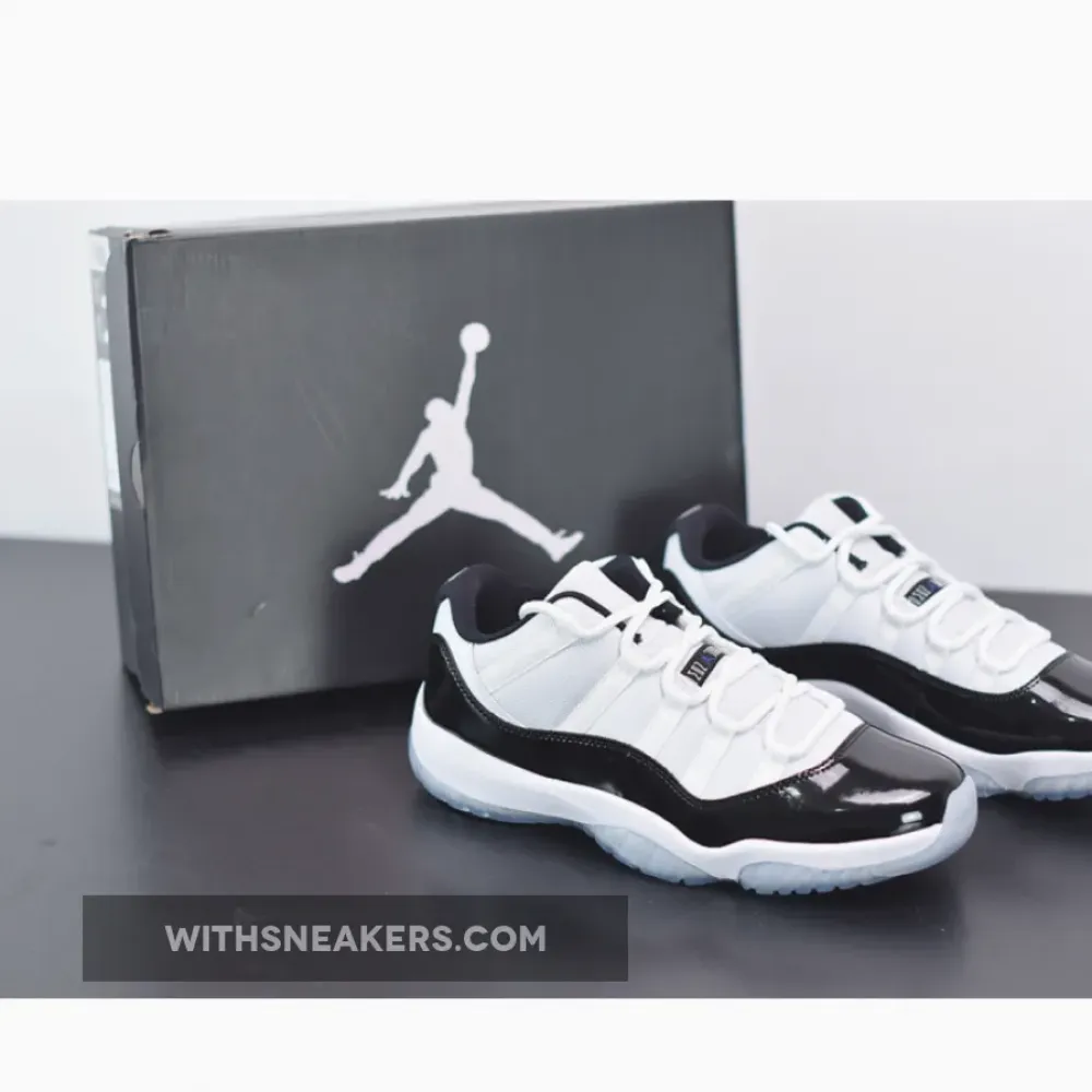 Air Jordan 11 Low Concord White/Black 528895-153