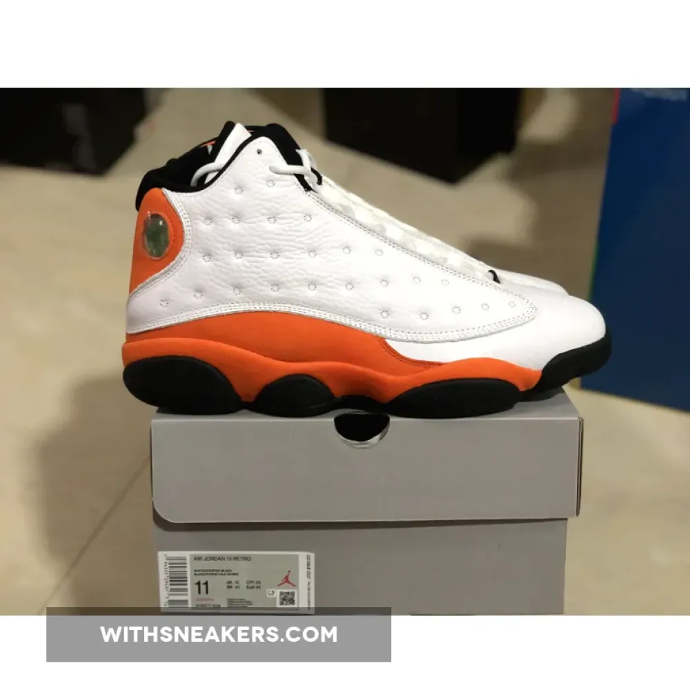 Air Jordan 13 Starfish White/Orange/Black 414571-108