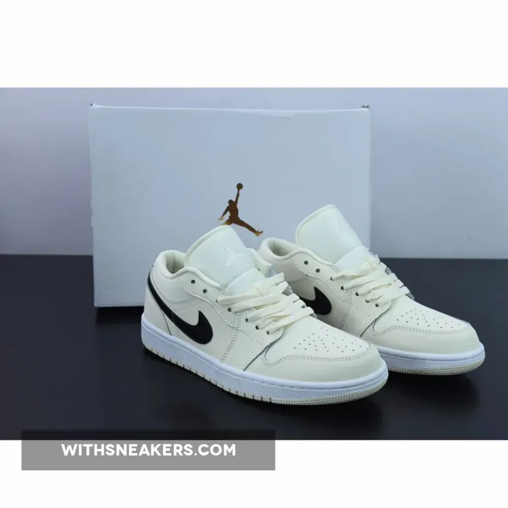 Nike Air Jordan 1 Low Coconut Milk/Black/White DC0774-121