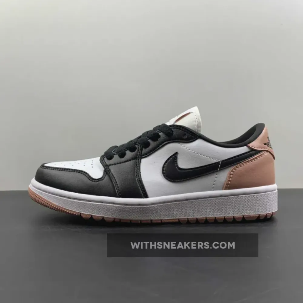 Nike Air Jordan 1 Low Golf White/Black/Rust Pink DD9315-106