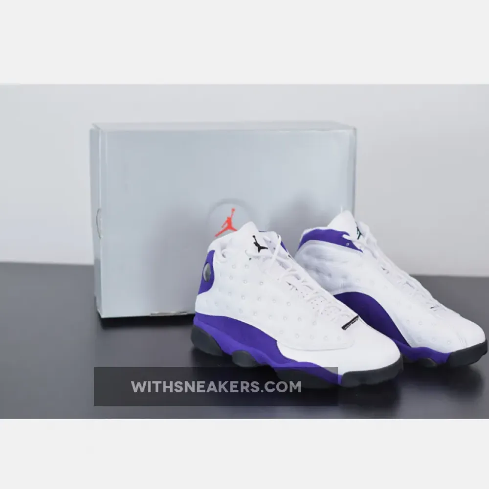 Air Jordan 13 Lakers White/Black/Court Purple 414571-105