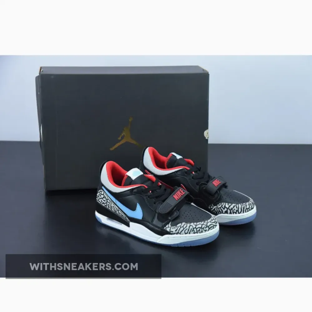 Nike Jordan Legacy 312 Low Chicago Flag Black/Blue/Red CD7069-004