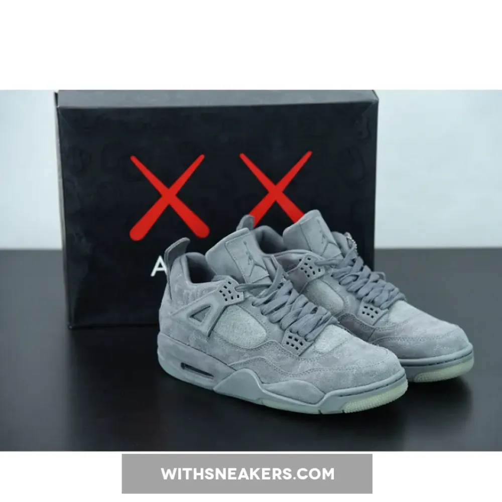 Air Jordan 4 Retro 'Kaws X' Cool Grey/White 930155-003