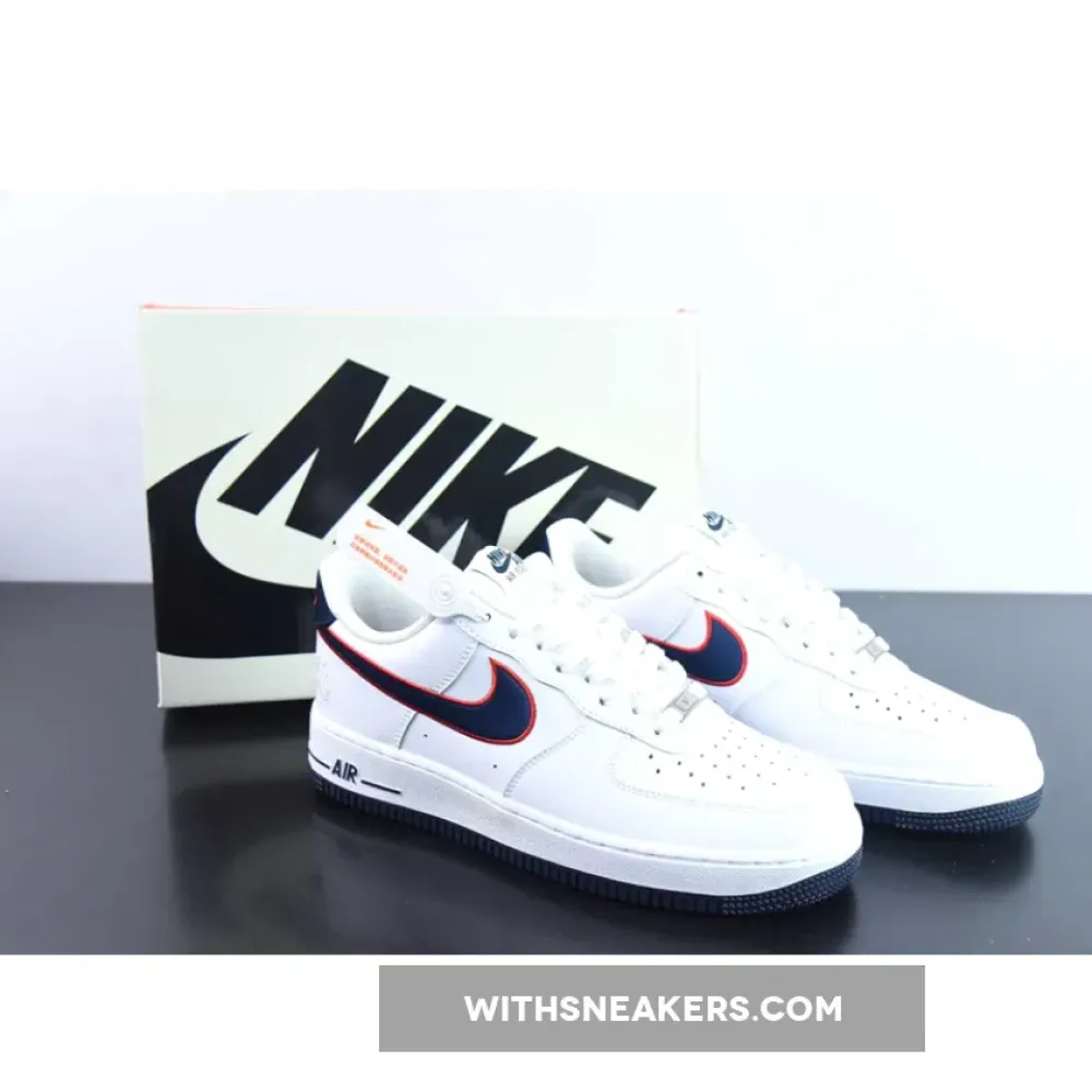 Nike Air Force 1 Low Houston Comets Four-Peat White/Red/Navy FJ0710-100