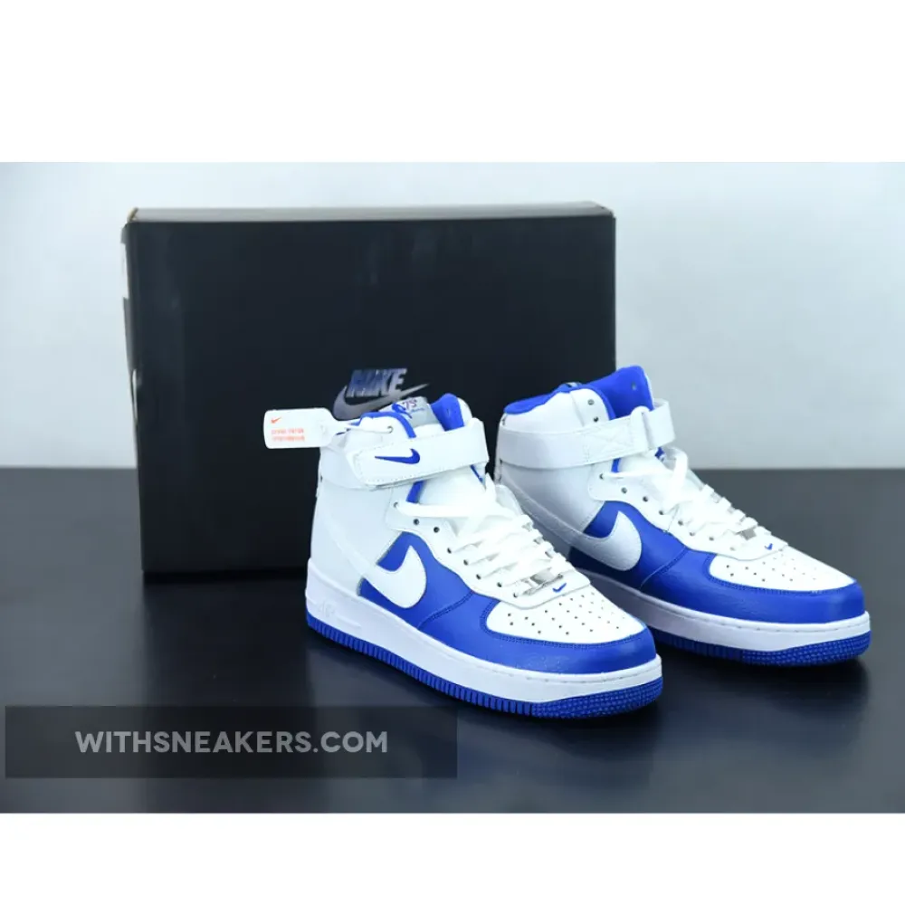 Nike Air Force 1 High White/White-Hyper Royal-Sail DC8870-100