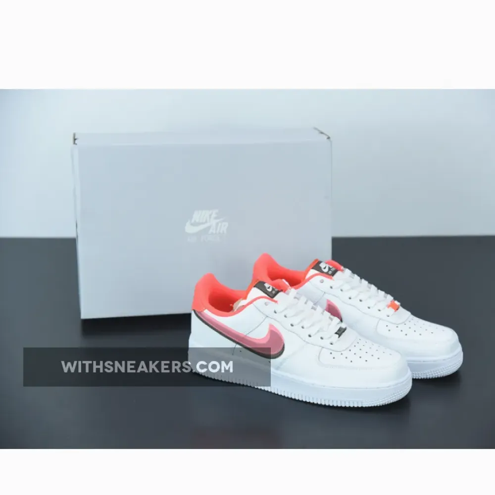 Nike Air Force 1 LV8 Double Swoosh White/Bright Crimson CW1574-101
