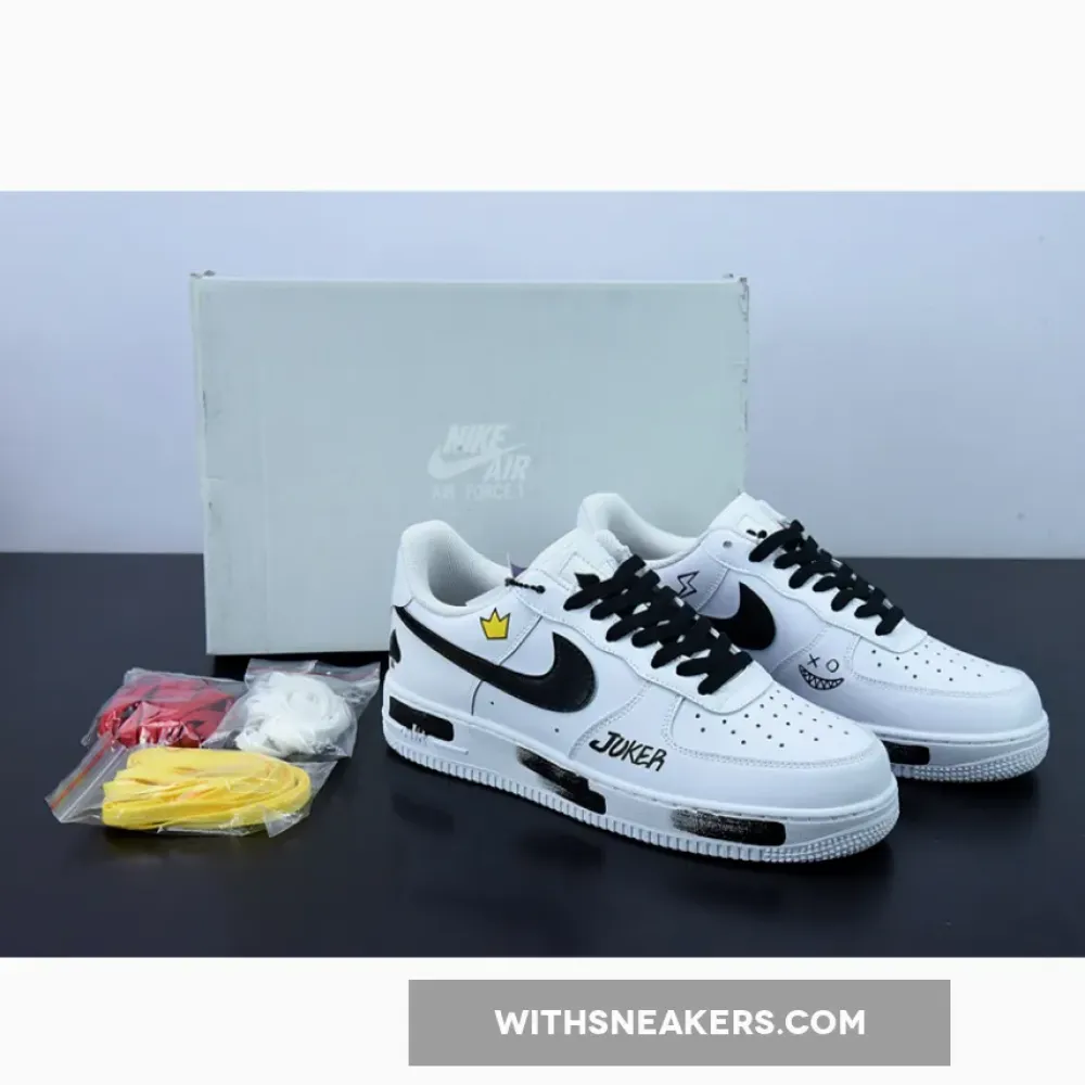 Nike Air Force 1 Custom PEACEMINUSONE Paranoise White/Black
