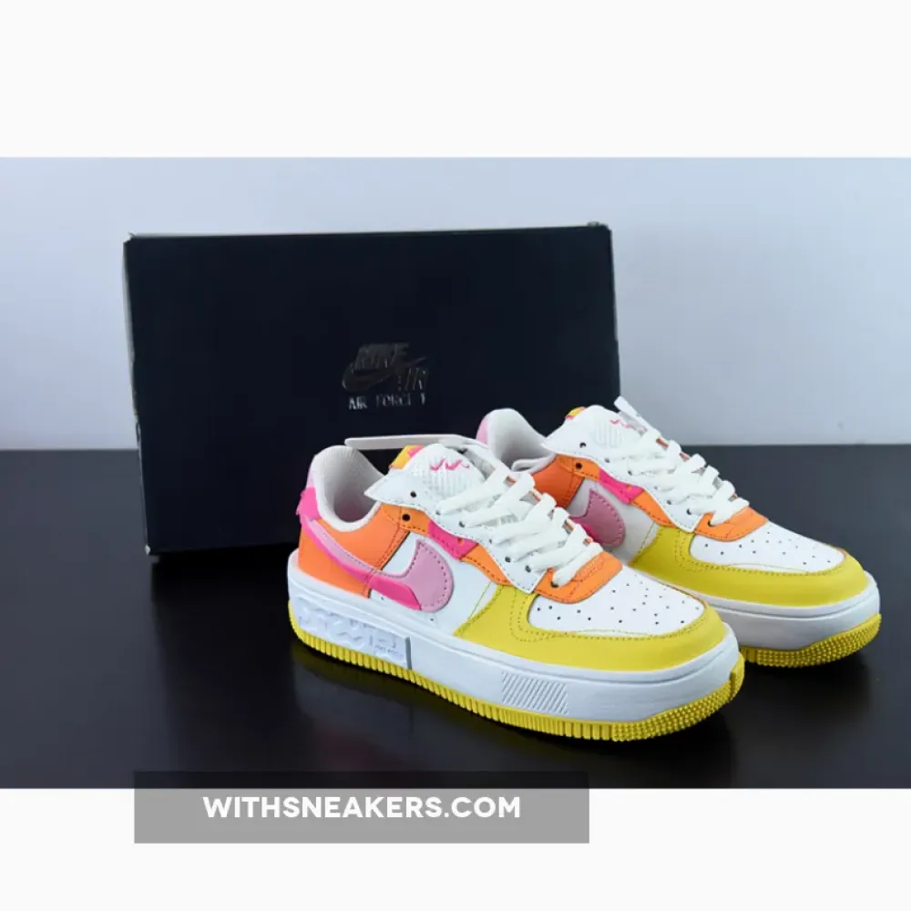 Nike Air Force 1 Fontanka Yellow/Pink/Orange DX2675-100