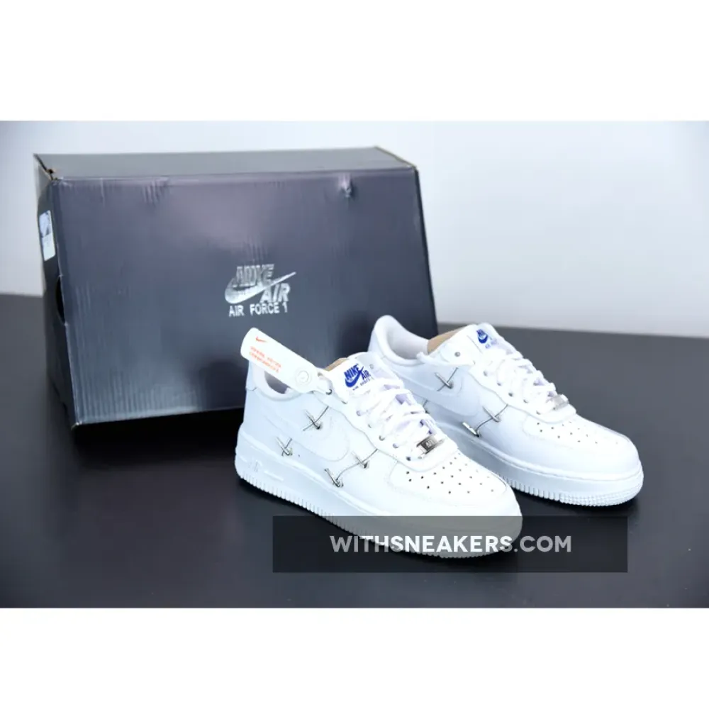 Nike Air Force 1 LX White/Hyper Royal/Black CT1990-100