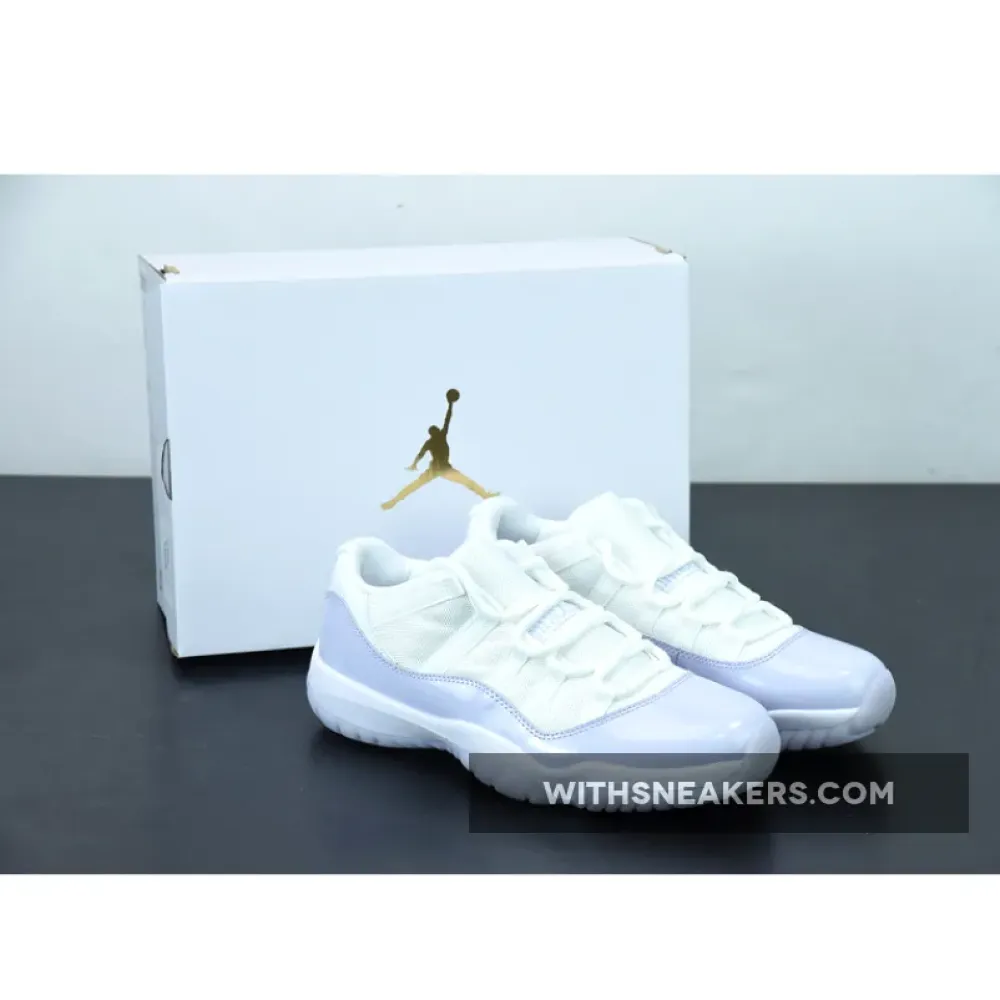 Air Jordan 11 Low White/Pure Violet AH7860-101