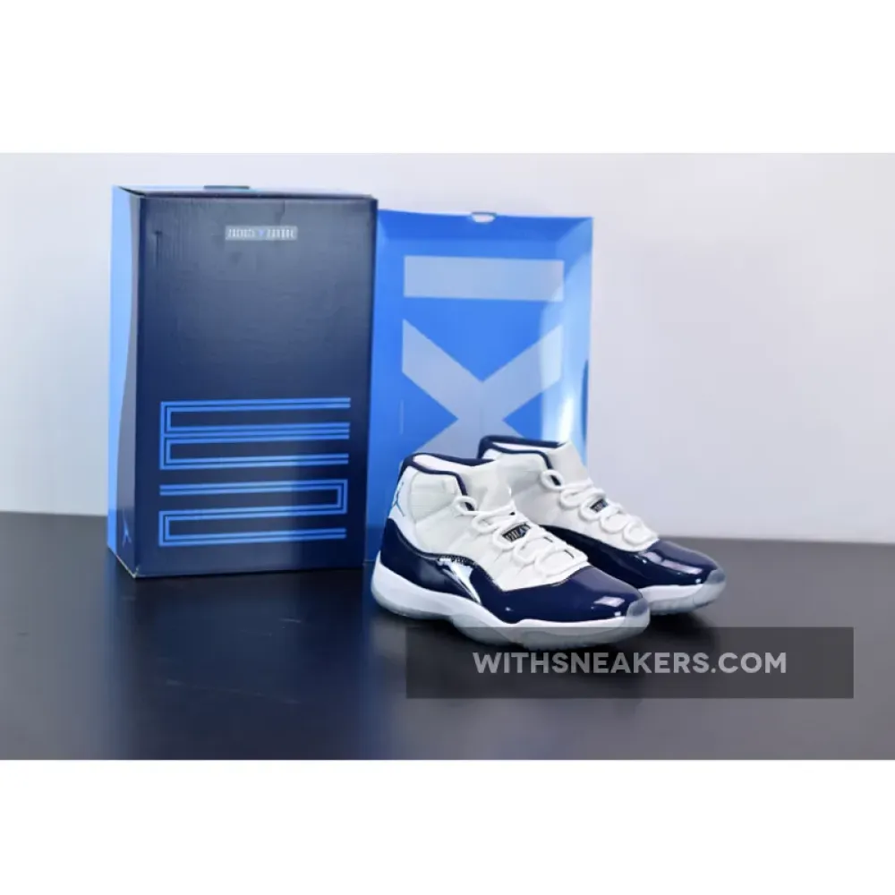 Air Jordan 11 Retro Win Like '82 Midnight Navy/University Blue/White 378037-123