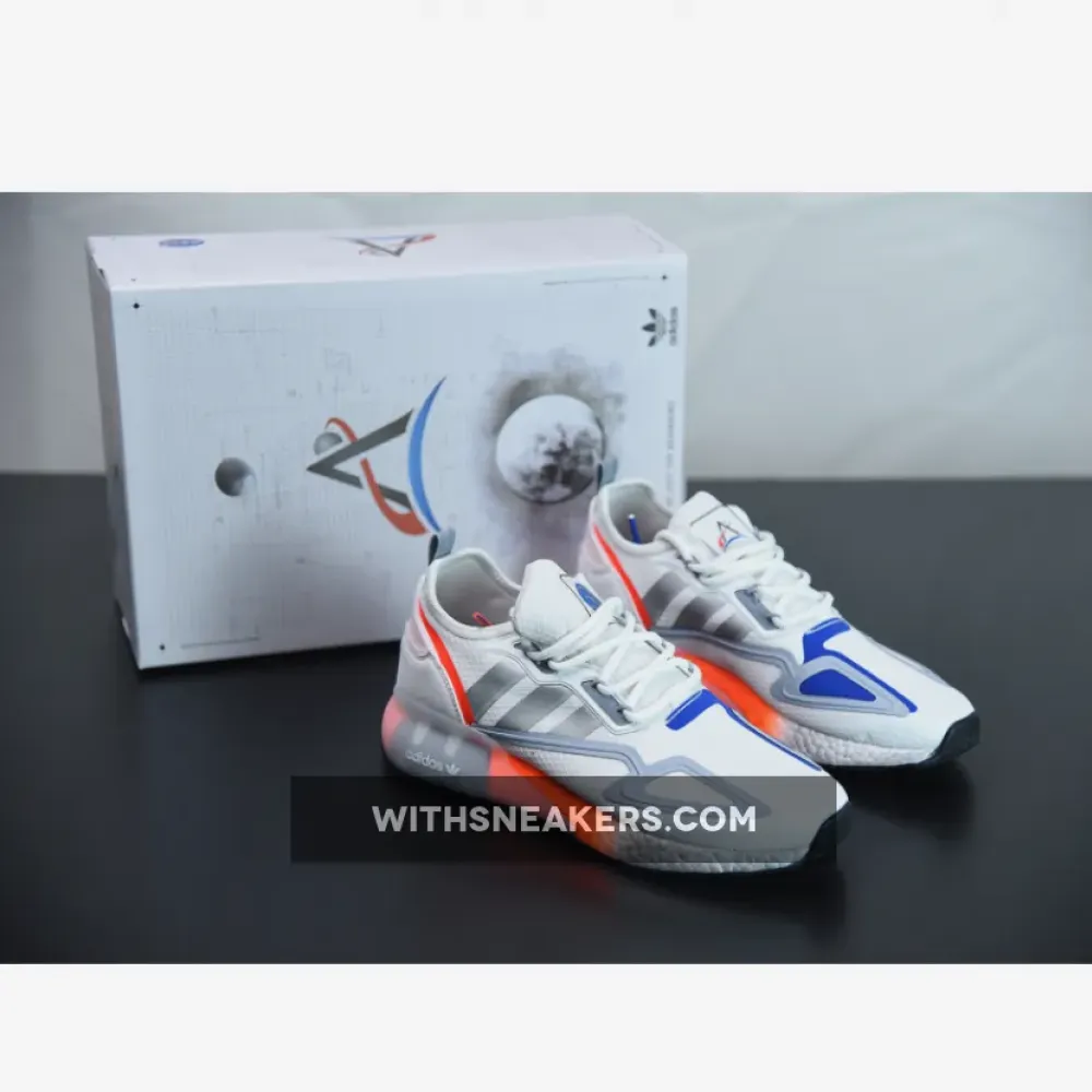 adidas ZX 2K Boost Glow Blue/Metallic Silver/White FY5725