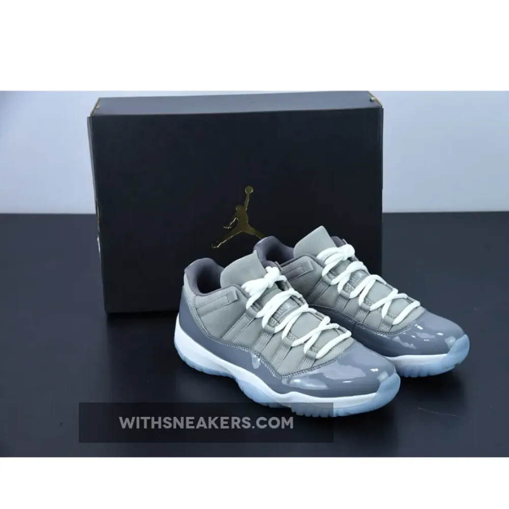 Air Jordan 11 Low Cool Grey Medium Grey/White/Gunsmoke 528895-003