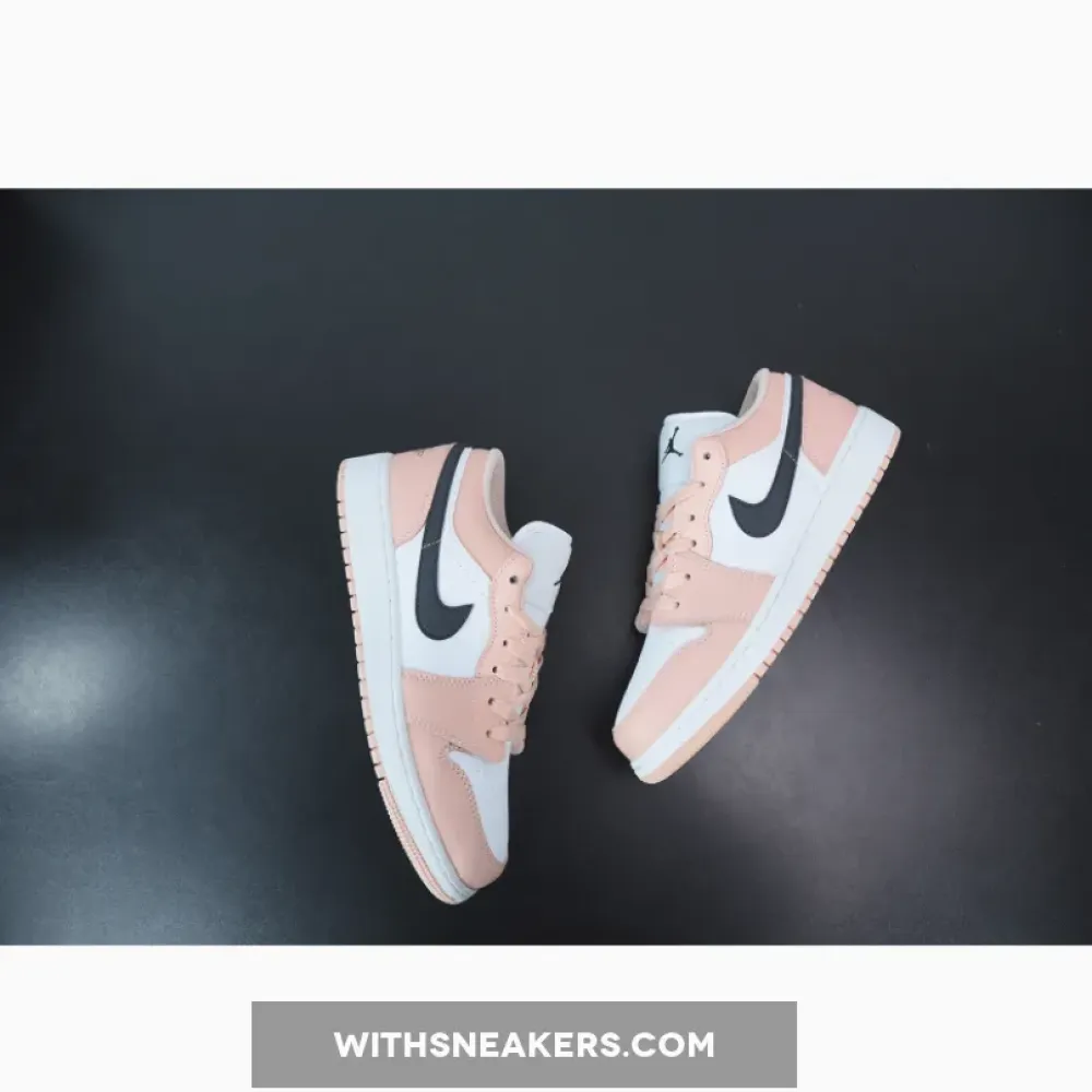Air Jordan 1 Low GS Light Arctic Pink - Featuring Light Arctic Pink Colorway. 553560-800
