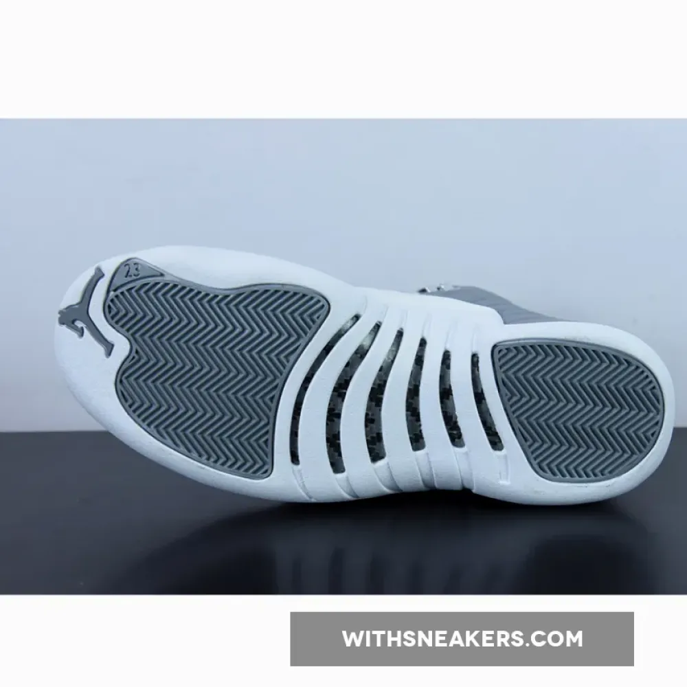 Air Jordan 12 Stealth Grey Sneakers. CT8013-015
