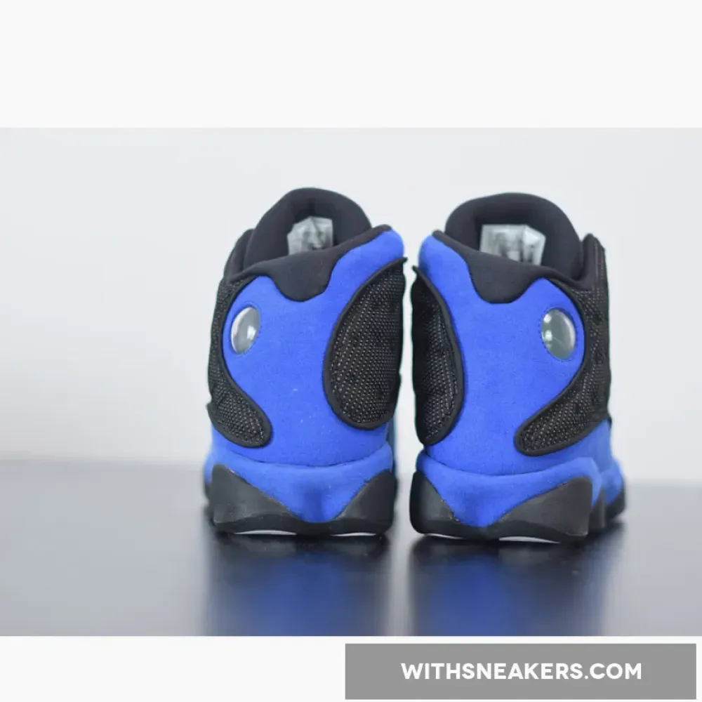 Air Jordan 13 Retro Black Royal AJ13 White Hyper Blue Sneakers. 414571-040