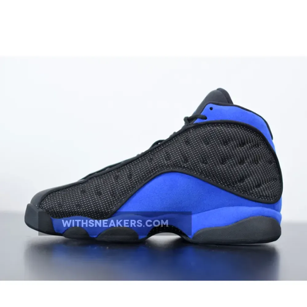Air Jordan 13 Retro Black Royal AJ13 White Hyper Blue Sneakers. 414571-040