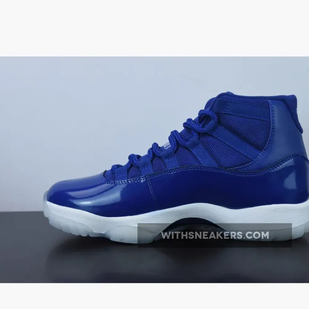 Air Jordan 11s Kentucky Wildcats PE Blue Restocked in Royal Blue. AT7802-115