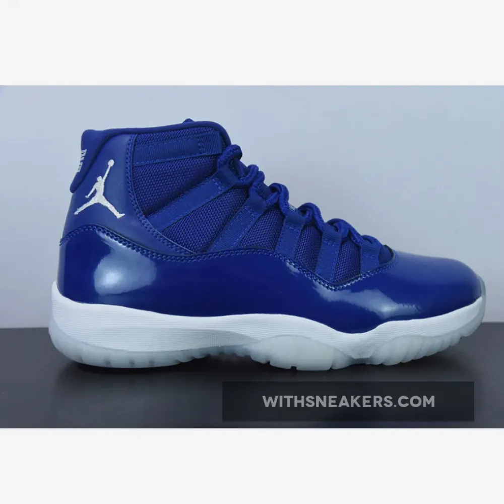 Air Jordan 11s Kentucky Wildcats PE Blue Restocked in Royal Blue. AT7802-115