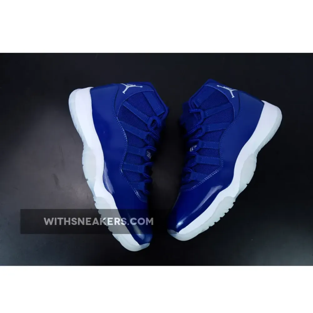 Air Jordan 11s Kentucky Wildcats PE Blue Restocked in Royal Blue. AT7802-115