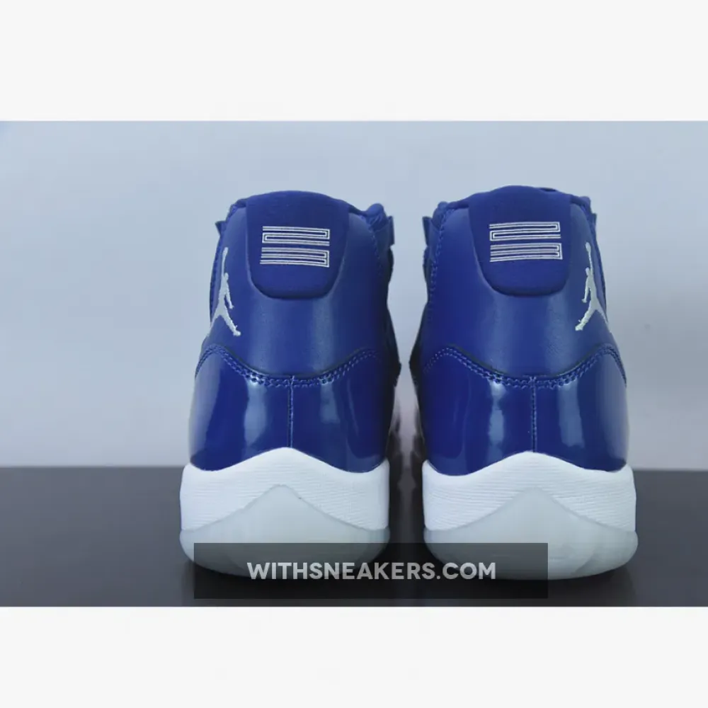 Air Jordan 11s Kentucky Wildcats PE Blue Restocked in Royal Blue. AT7802-115