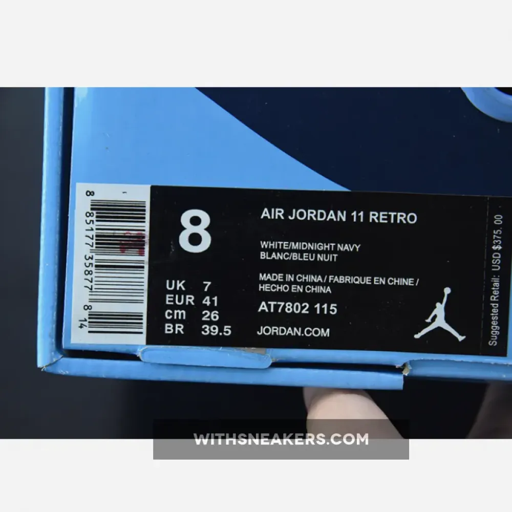 Air Jordan 11s Kentucky Wildcats PE Blue Restocked in Royal Blue. AT7802-115