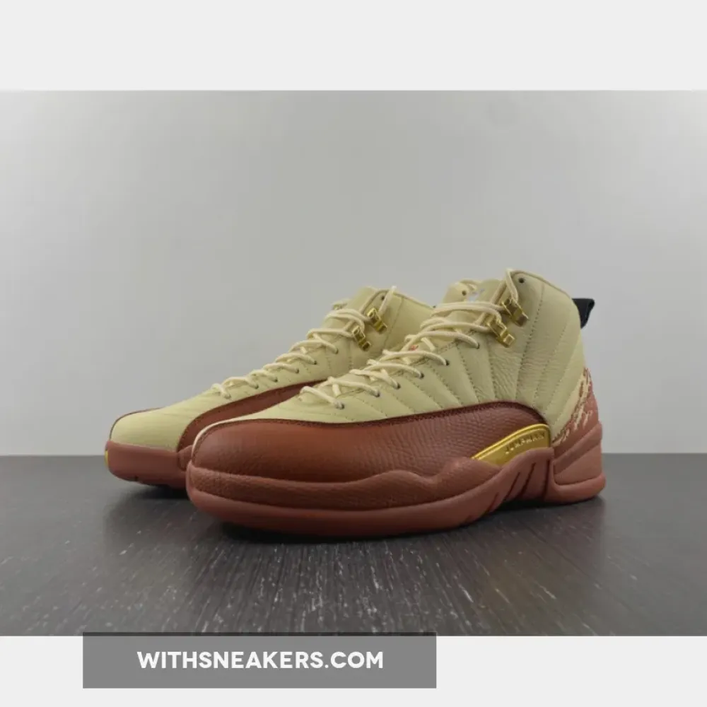 Eastside Golf x Air Jordan 12 Muslin/Black-Burnt Sunrise  DV1758-108