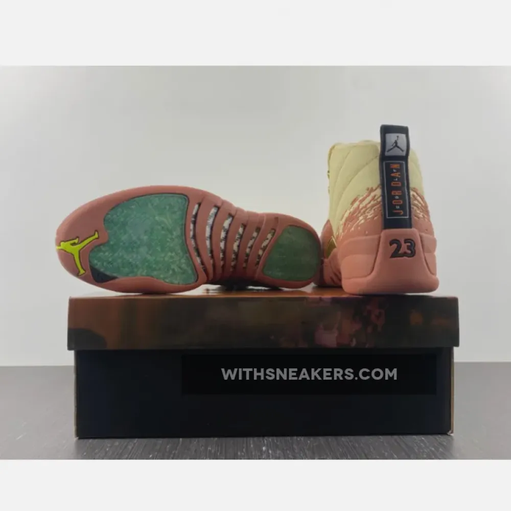 Eastside Golf x Air Jordan 12 Muslin/Black-Burnt Sunrise  DV1758-108