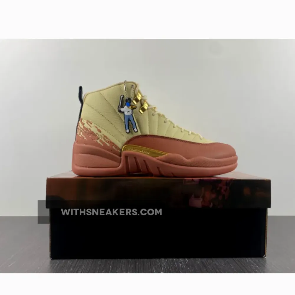 Eastside Golf x Air Jordan 12 Muslin/Black-Burnt Sunrise  DV1758-108