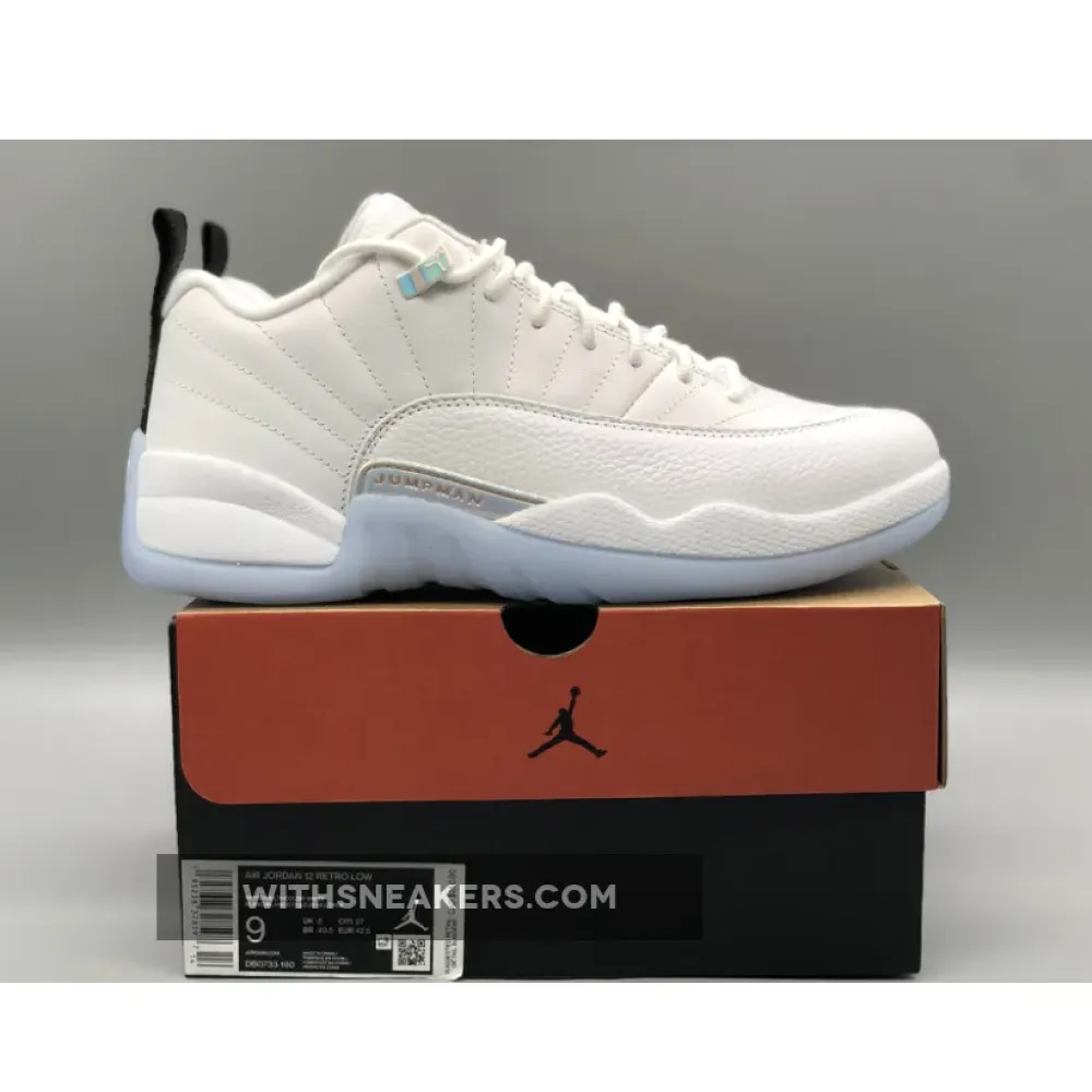Jordan 12 Low Lagoon Pulse White  DB0733-190