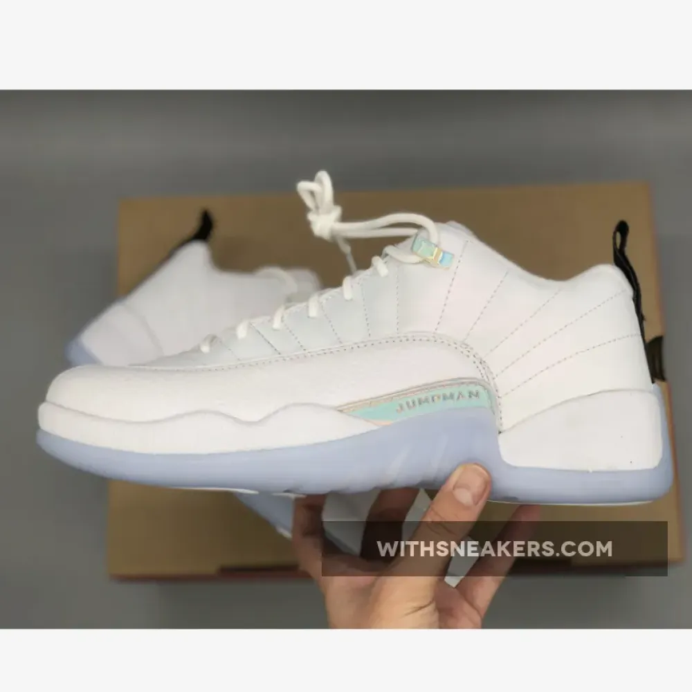 Jordan 12 Low Lagoon Pulse White  DB0733-190