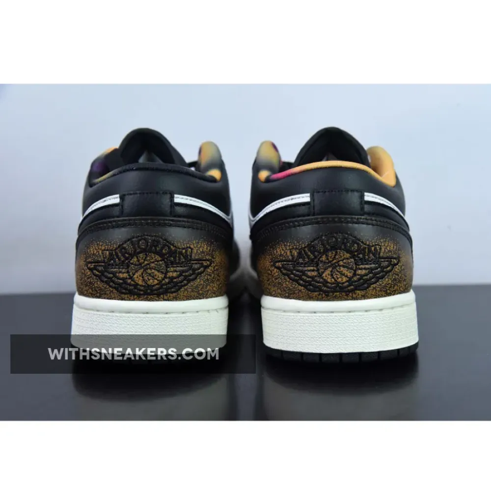Nike Air Jordan 1 Low Wear-Away Black/White Onyx DQ8422-001