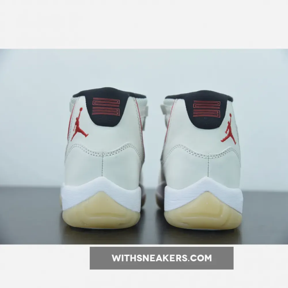 Air Jordan 11 (XI) Platinum Tint/Sail/University Red 378037-016