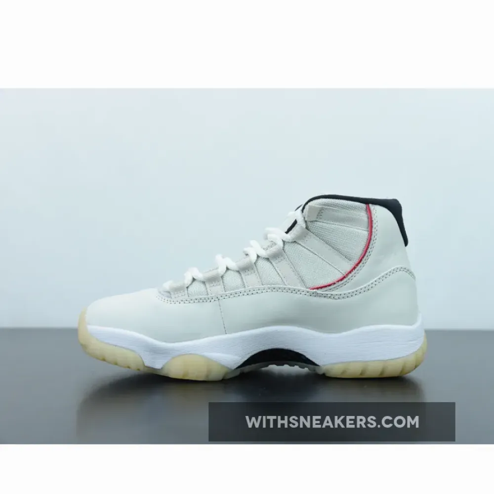 Air Jordan 11 (XI) Platinum Tint/Sail/University Red 378037-016