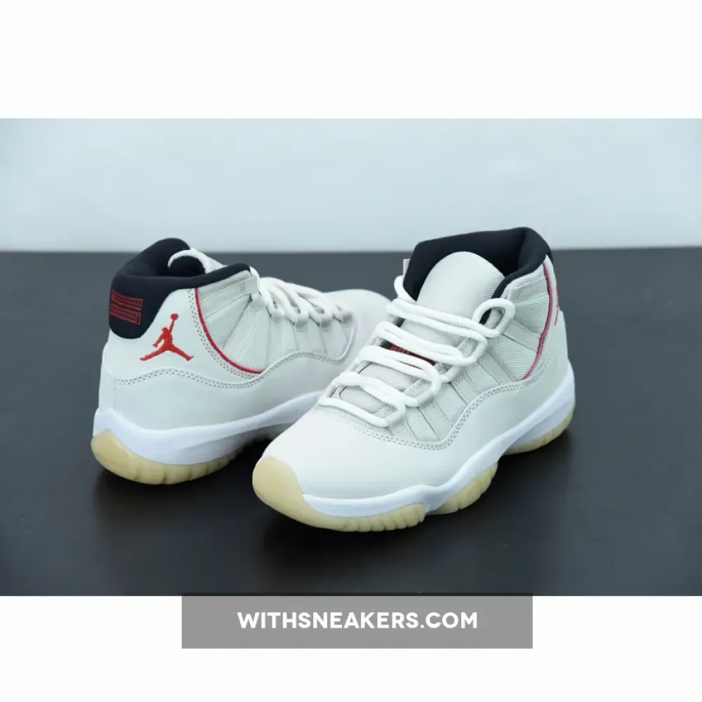 Air Jordan 11 (XI) Platinum Tint/Sail/University Red 378037-016