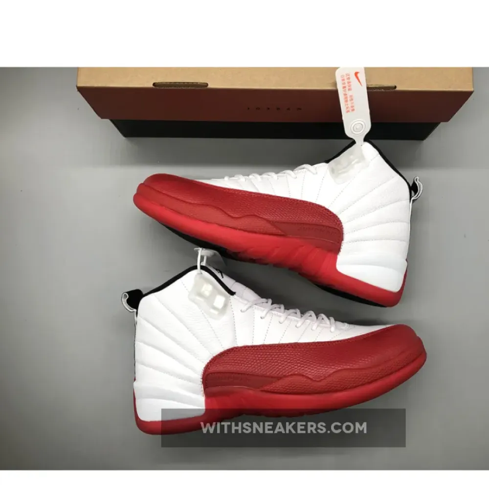 Air Jordan 12 OG Cherry White/Metallic Silver/Varsity Red CT8013-116
