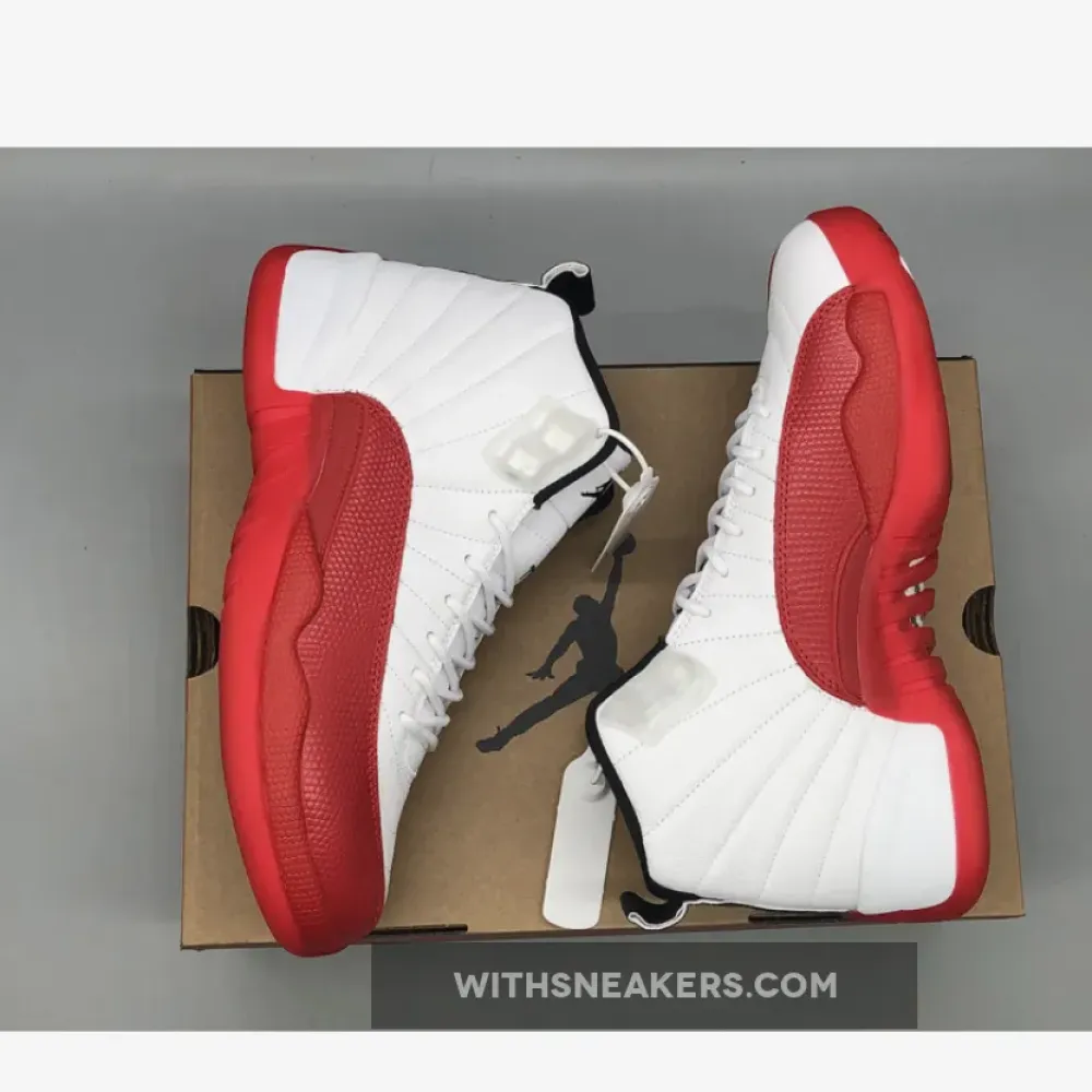 Air Jordan 12 OG Cherry White/Metallic Silver/Varsity Red CT8013-116