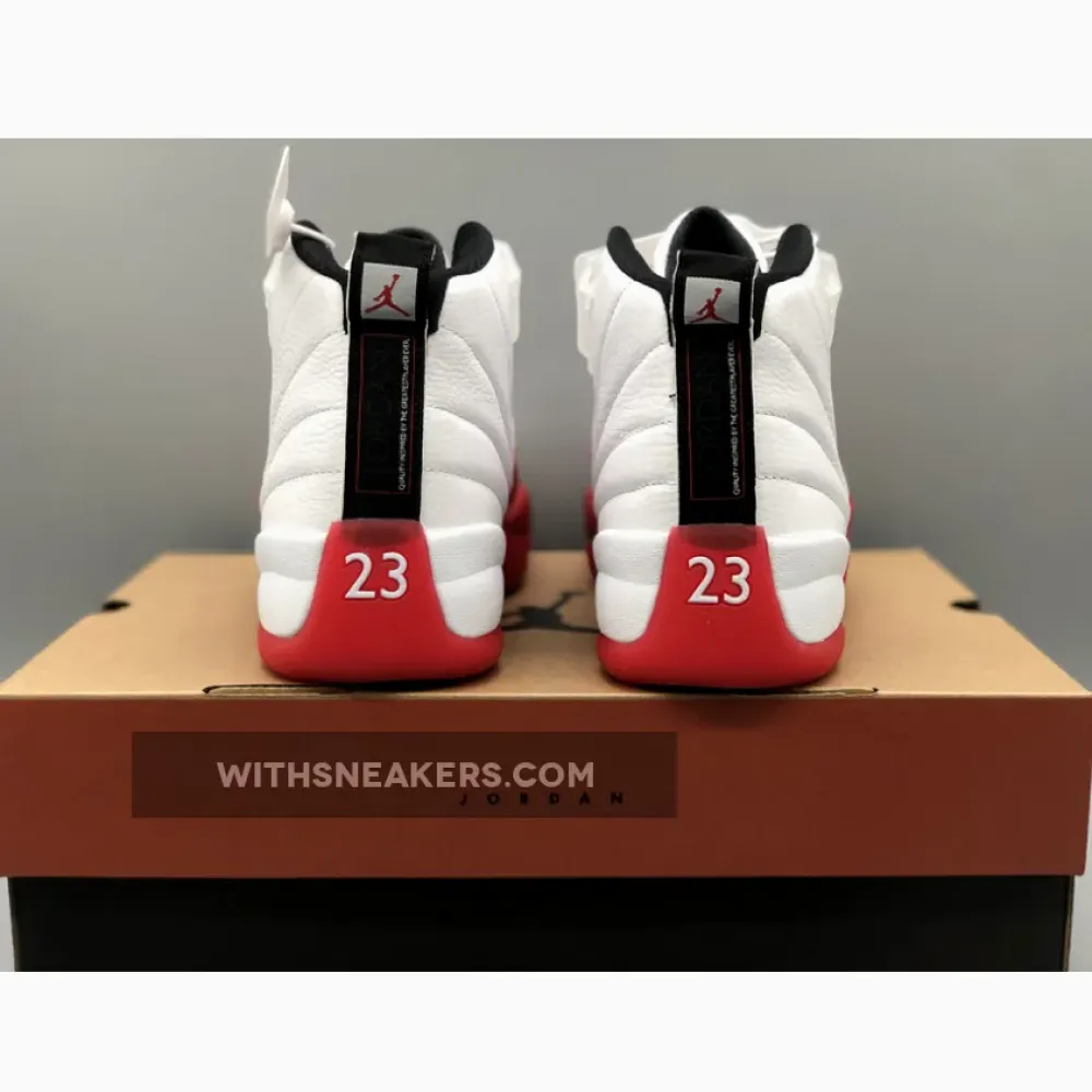 Air Jordan 12 OG Cherry White/Metallic Silver/Varsity Red CT8013-116