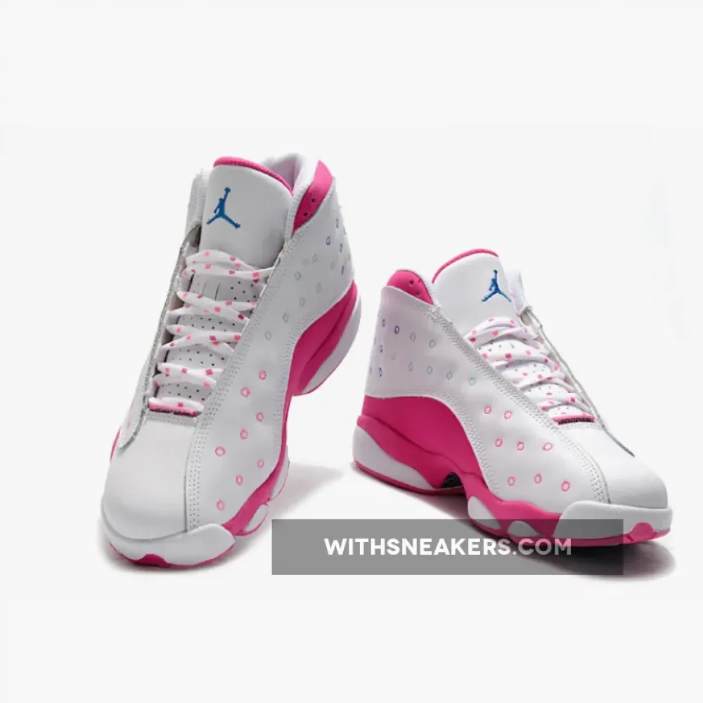Air Jordan 13 GS White/Pink/Teal