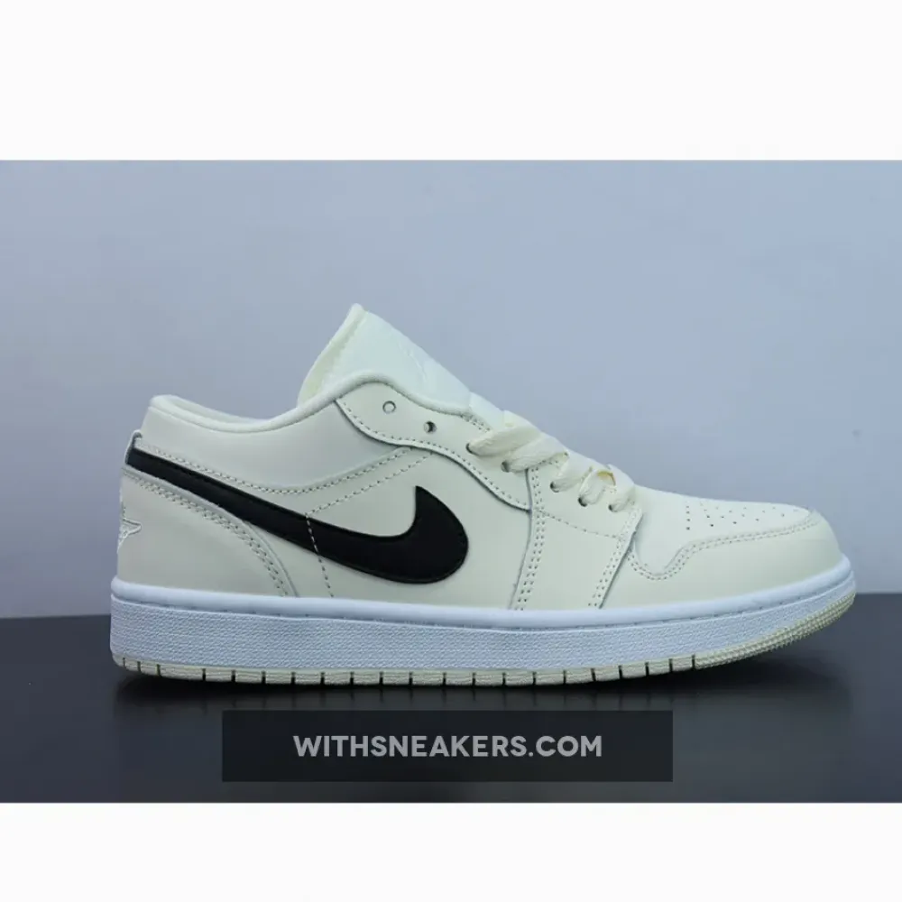 Nike Air Jordan 1 Low Coconut Milk/Black/White DC0774-121