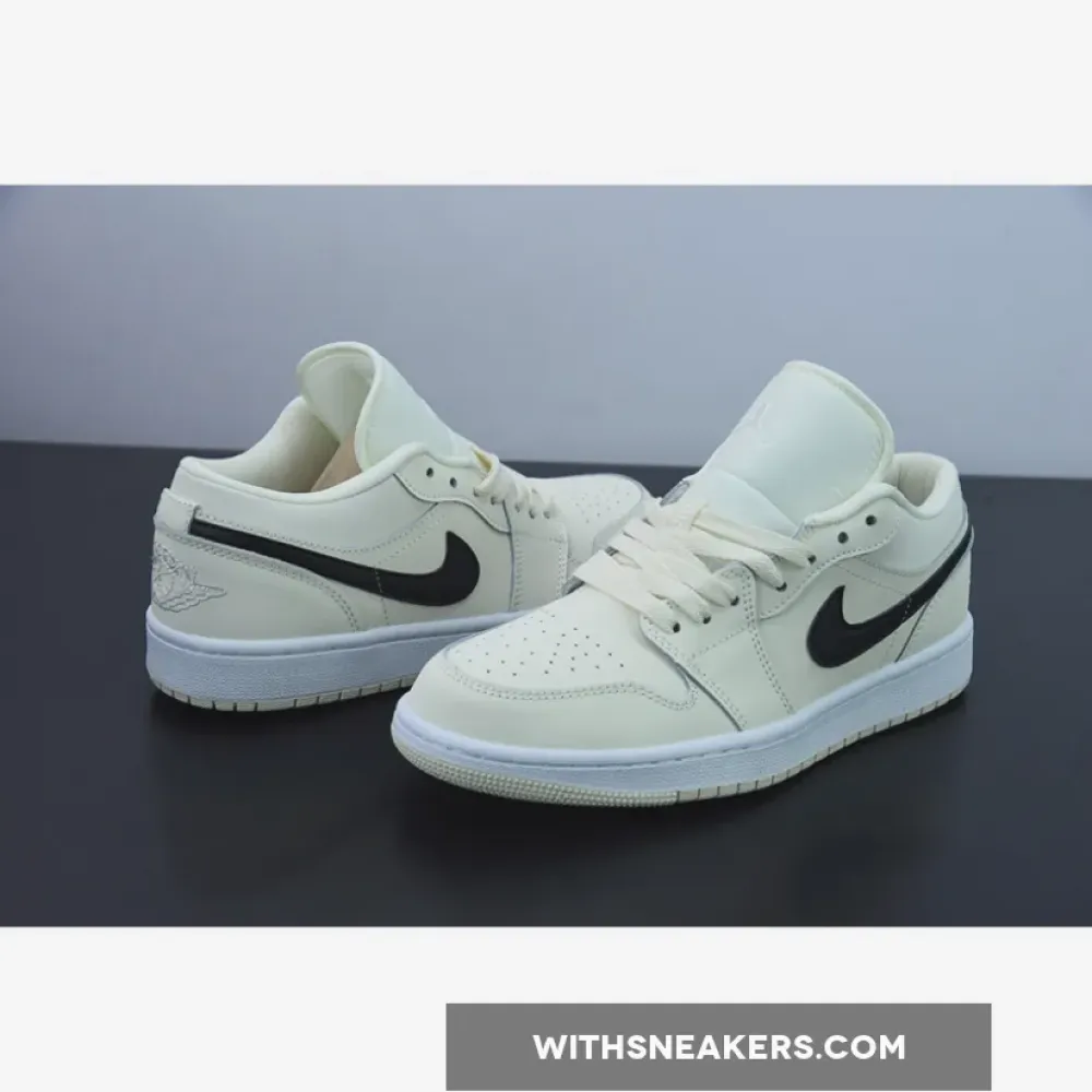 Nike Air Jordan 1 Low Coconut Milk/Black/White DC0774-121
