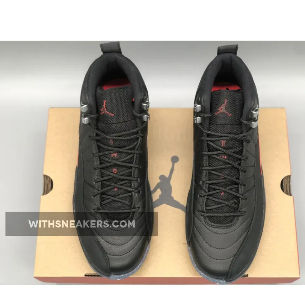 Air Jordan 12 Utility Black/Black-Bright Crimson DC1062-006