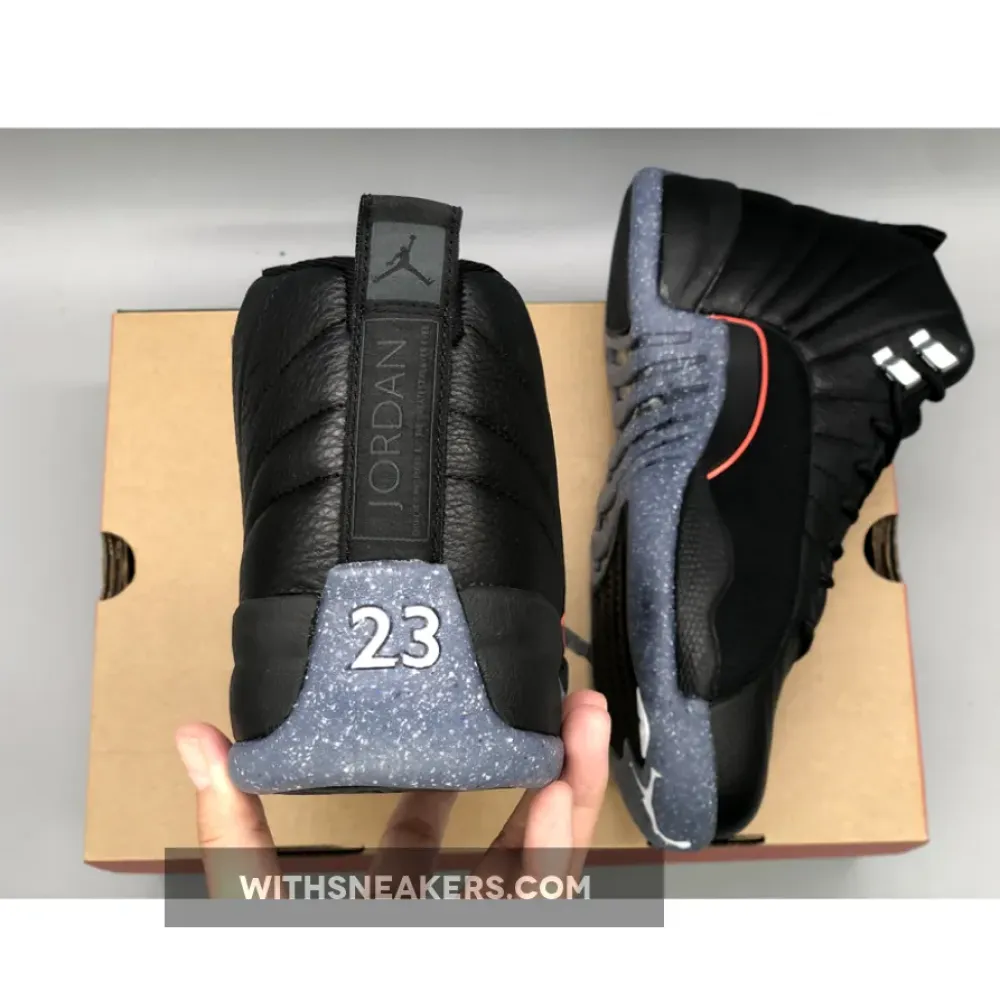 Air Jordan 12 Utility Black/Black-Bright Crimson DC1062-006