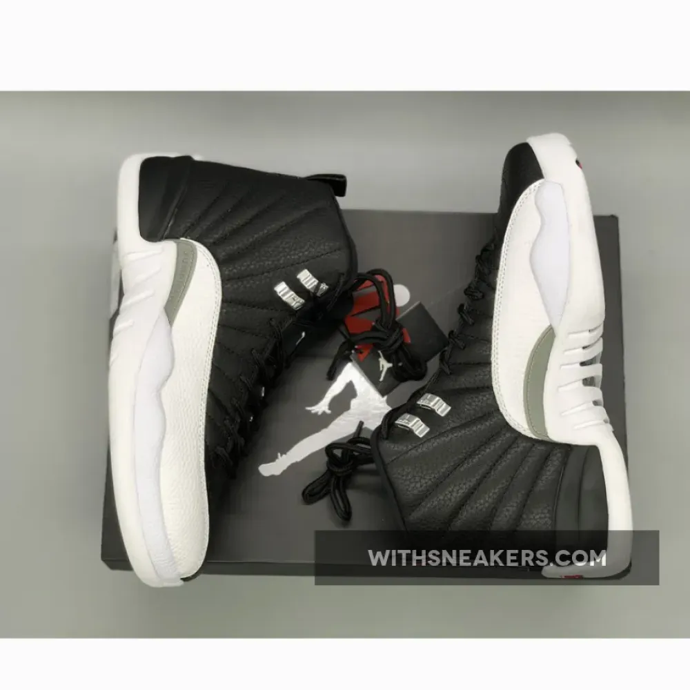 Air Jordan 12 Playoff (2022) Black/White/Gold CT8013-006