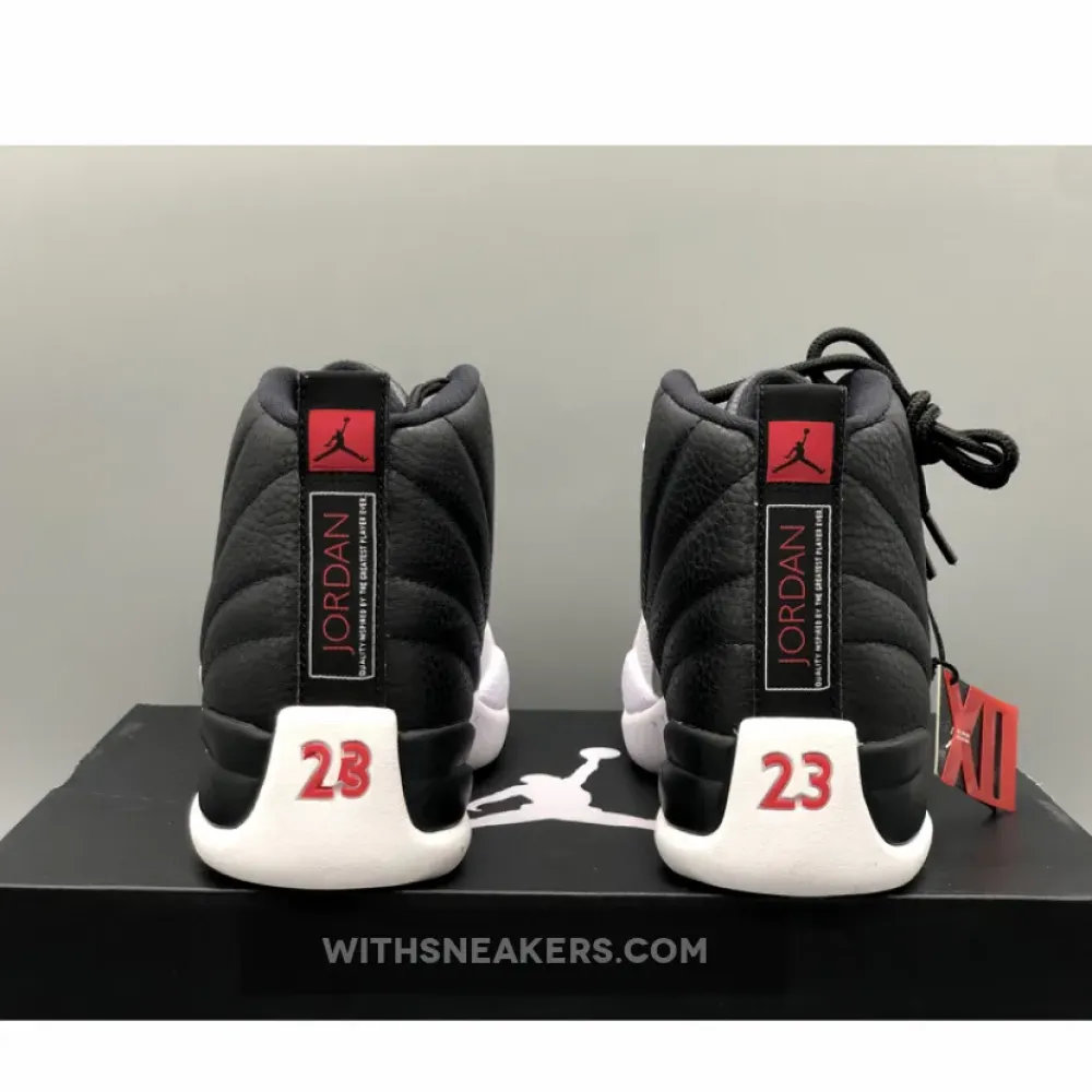 Air Jordan 12 Playoff (2022) Black/White/Gold CT8013-006