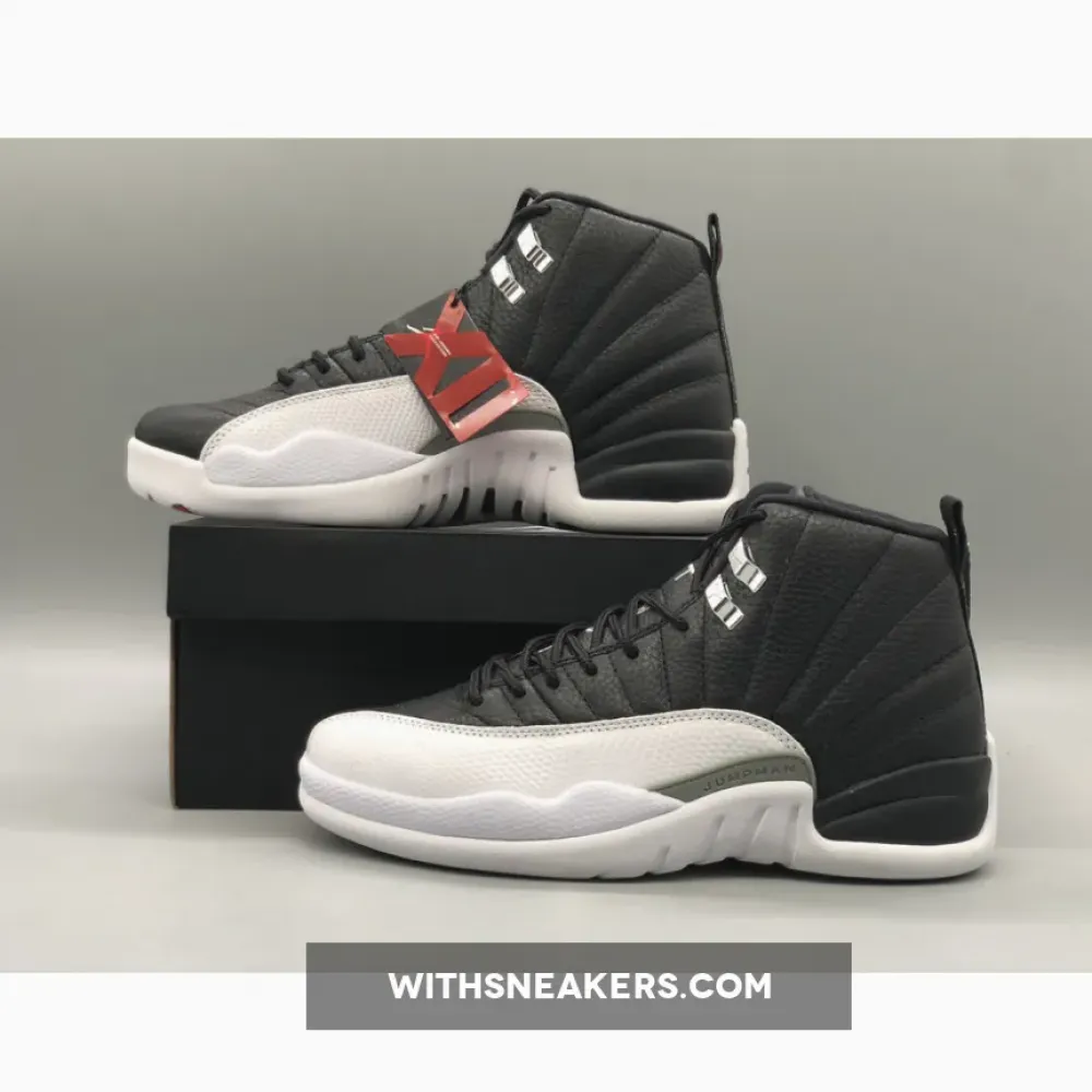 Air Jordan 12 Playoff (2022) Black/White/Gold CT8013-006
