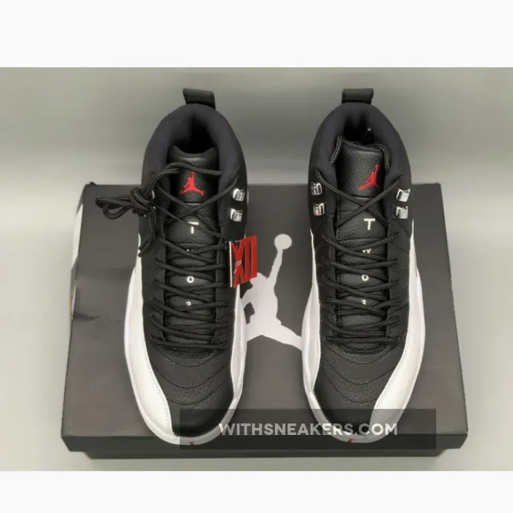 Air Jordan 12 Playoff (2022) Black/White/Gold CT8013-006