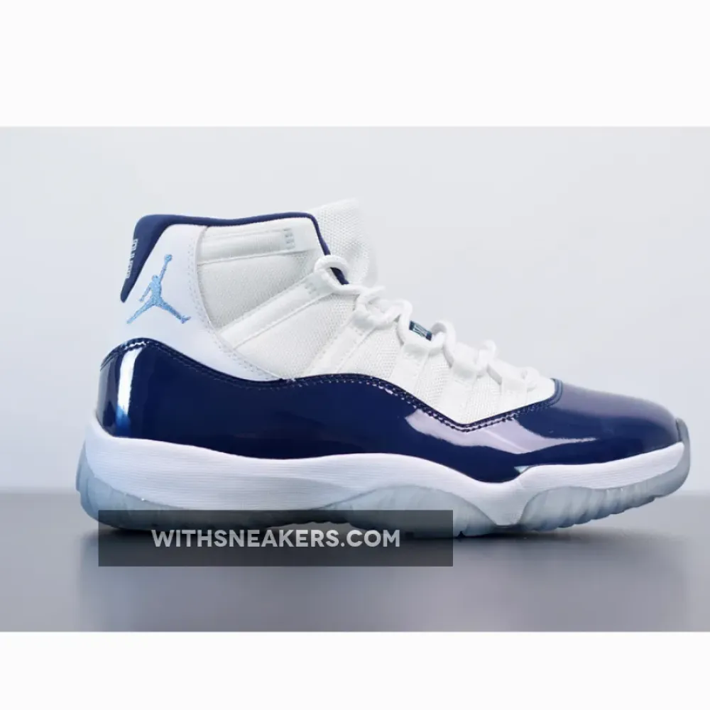 Jordan 11 Midnight Navy/White/Light Blue 378037-123