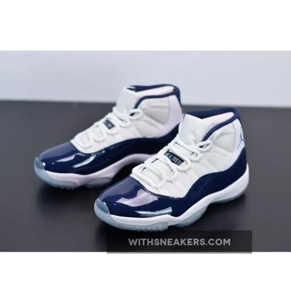Jordan 11 Midnight Navy/White/Light Blue 378037-123